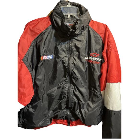 Checkered Flag Sports Chevrolet Racing Men’s XL Nascar Chevy Jacket Windbreaker - Picture 1 of 12